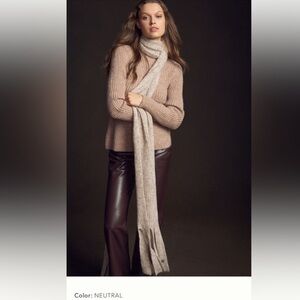 By Anthropologie Extreme Fringe Scarf NWT